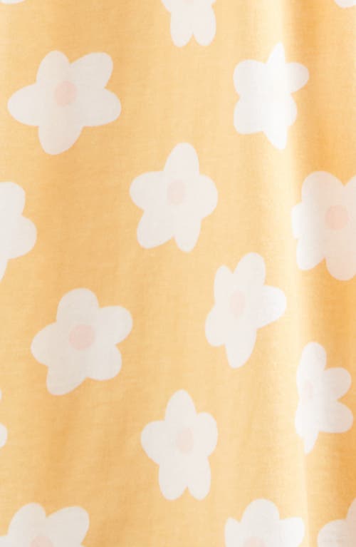 Tucker + Tate Kids' Floral Wide Leg Jumpsuit In Orange Buff Danny Floral