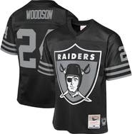 Mitchell & Ness Youth Mitchell & Ness Charles Woodson Black Las Vegas Raiders 1998 Throwback Fashion Jersey