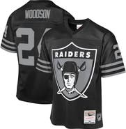 Mitchell & Ness Youth Mitchell & Ness Charles Woodson Black Las Vegas Raiders 1998 Throwback Fashion Jersey