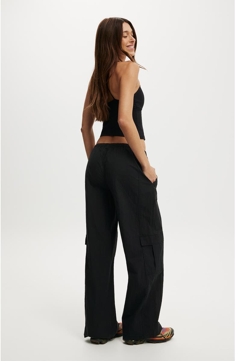 COTTON ON BODY Women's Active Woven Utility Pant, Alternate, color, Black