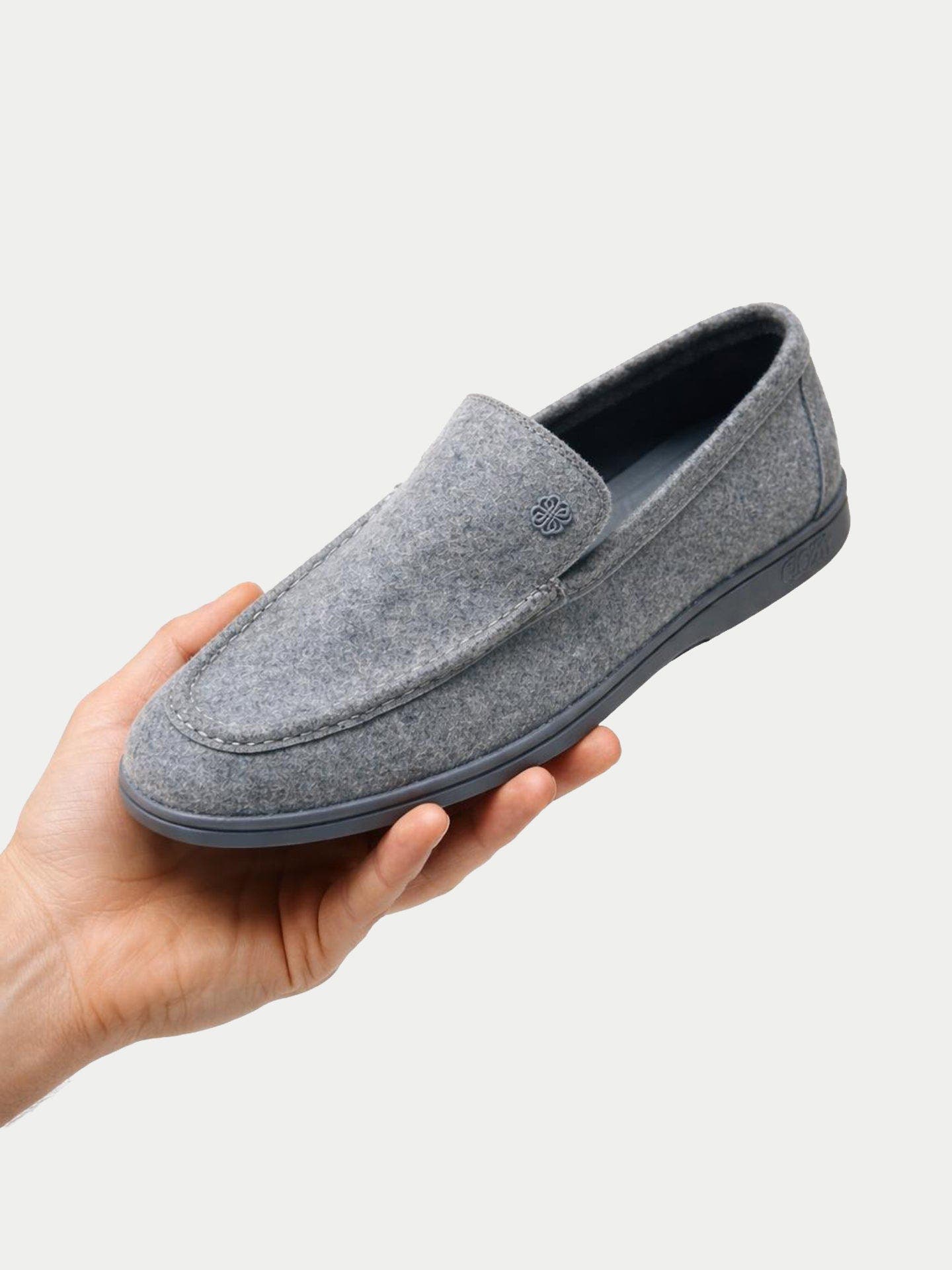 Gobi Cashmere Cashmere Loafers, Alternate, color, Steel Gray