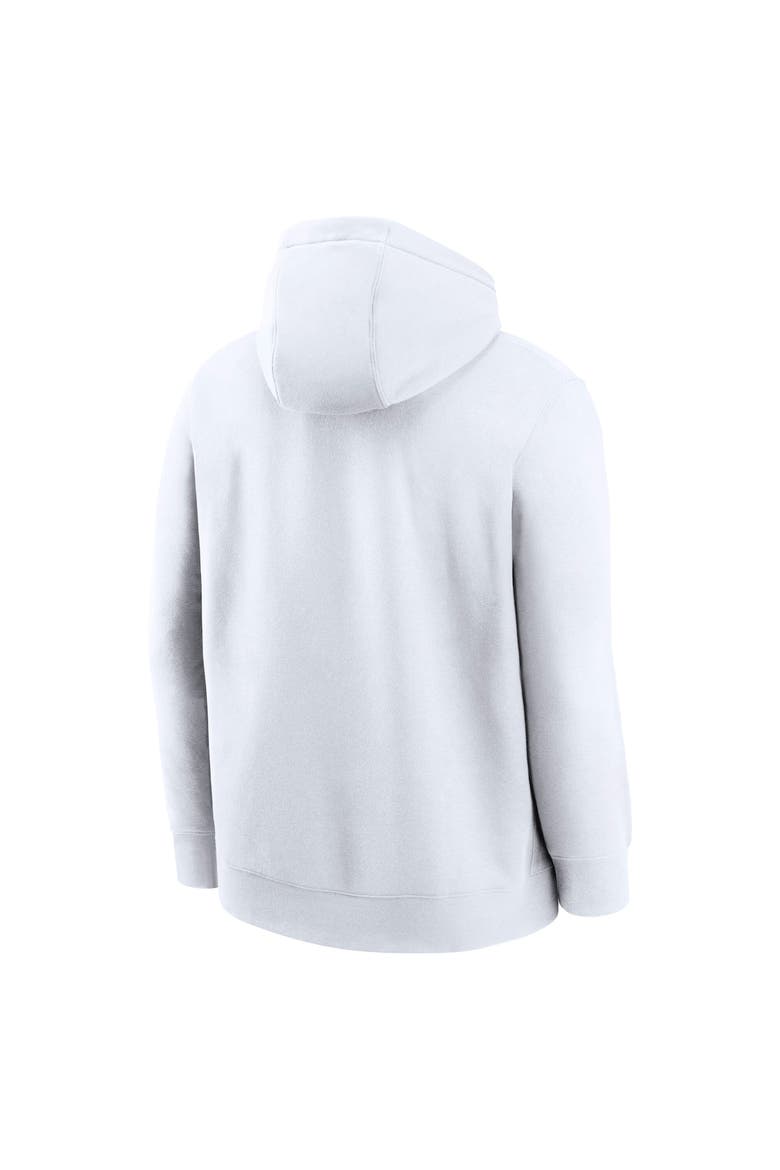 Men's Nike White Detroit Tigers Logo Club Hoodie, Alternate, color, White