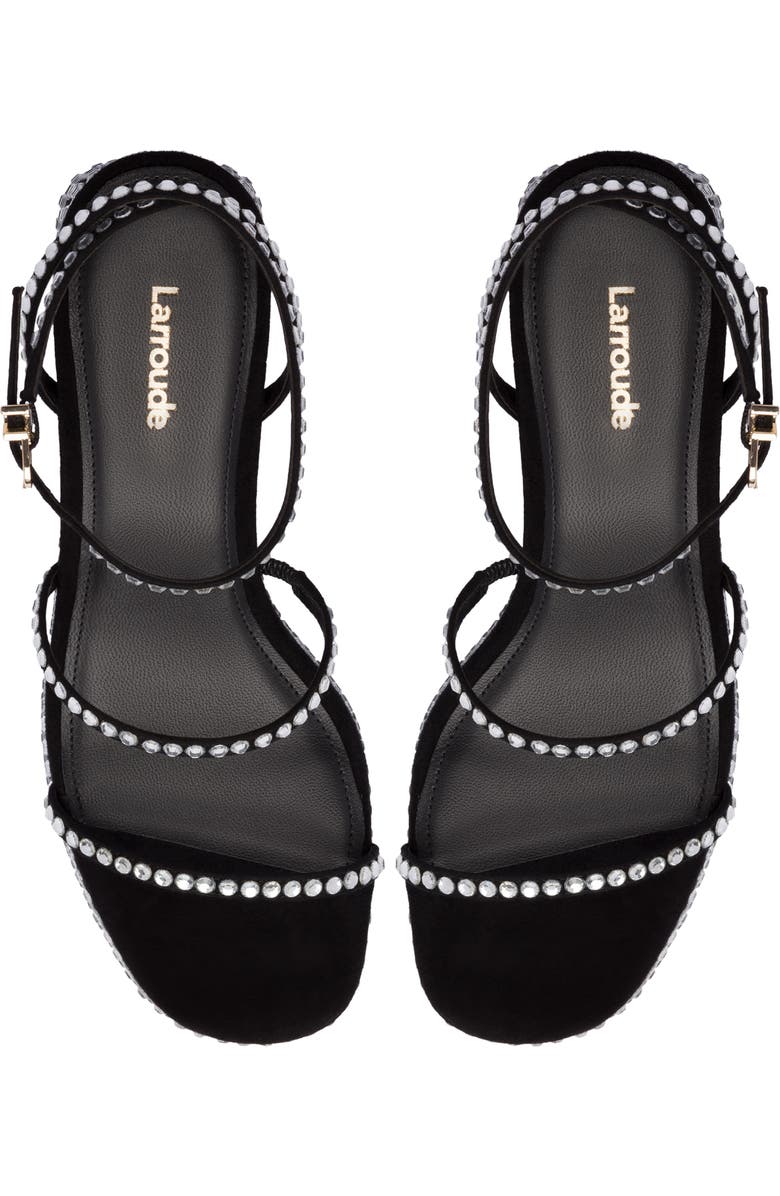 Larroudé Gio Block Heel Strappy Sandal, Alternate, color,