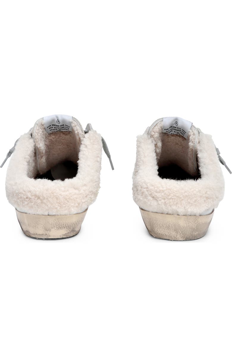 Golden Goose Super-Star Sabot Genuine Shearling Sneaker, Alternate, color,