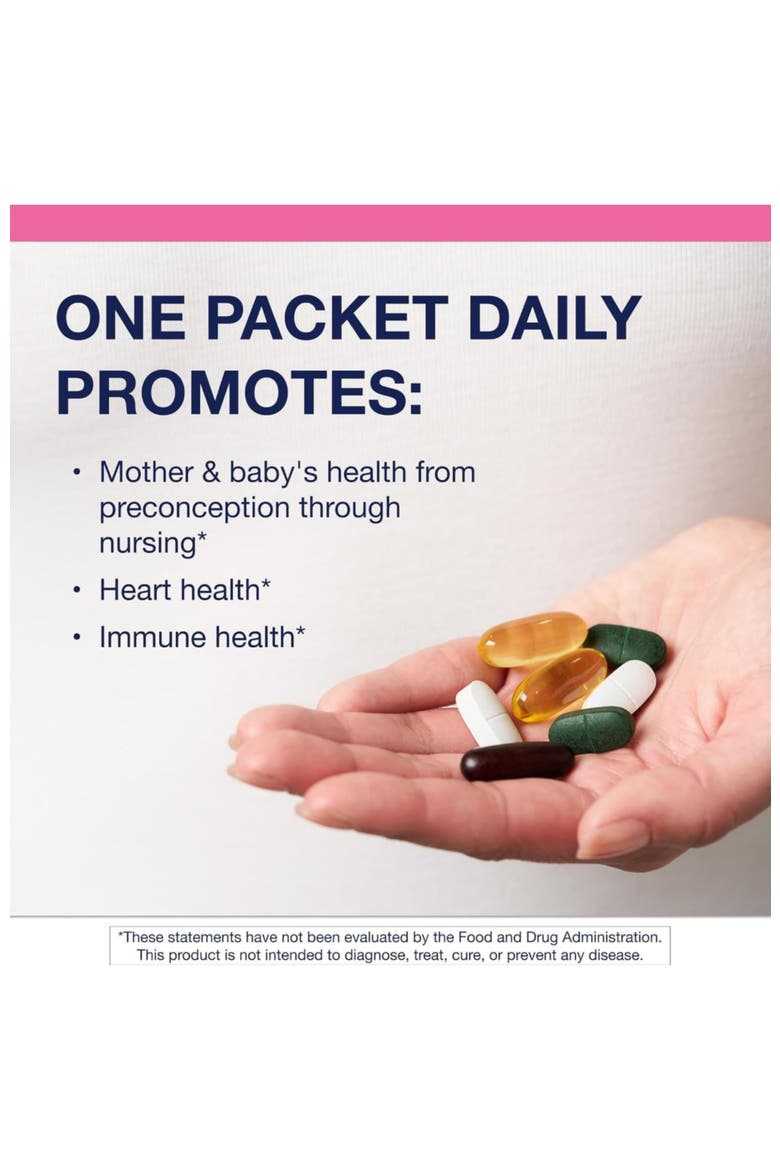 Wellness Essentials Prenatal Daily Multivitamin Packet Supplement 30 Packets, Alternate, color, None