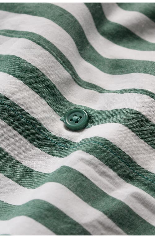Seasalt Cornwall Harbour Movement Organic Cotton Shirtdress In Mini Scallion Dark Forage
