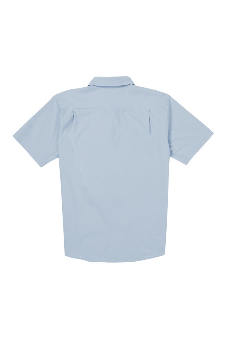 Ridgeport Regular Fit Short Sleeve Performance Button-Up Shirt, Alternate, color, SKYWAY
