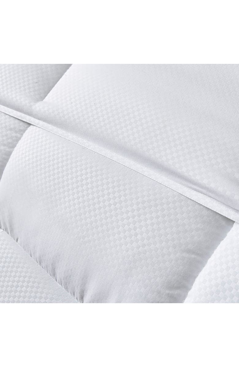 Modern Threads Reversible Microfiber Comforter, Alternate, color, White Square