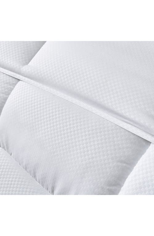 Modern Threads Reversible Microfiber Comforter In White Square
