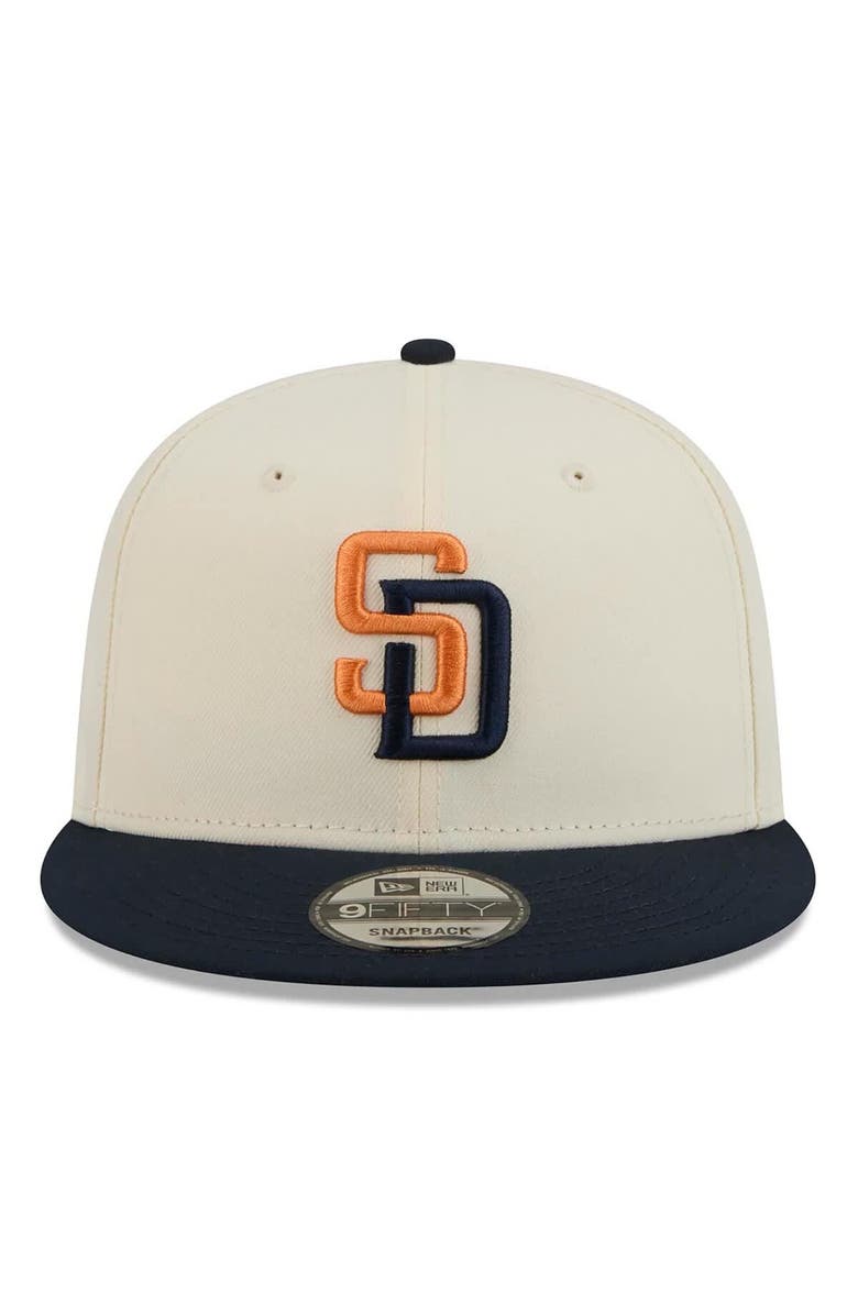 New Era Men's New Era Cream/Obsidian San Diego Padres 2026 City Connect 9FIFTY Snapback Hat, Alternate, color, Cream