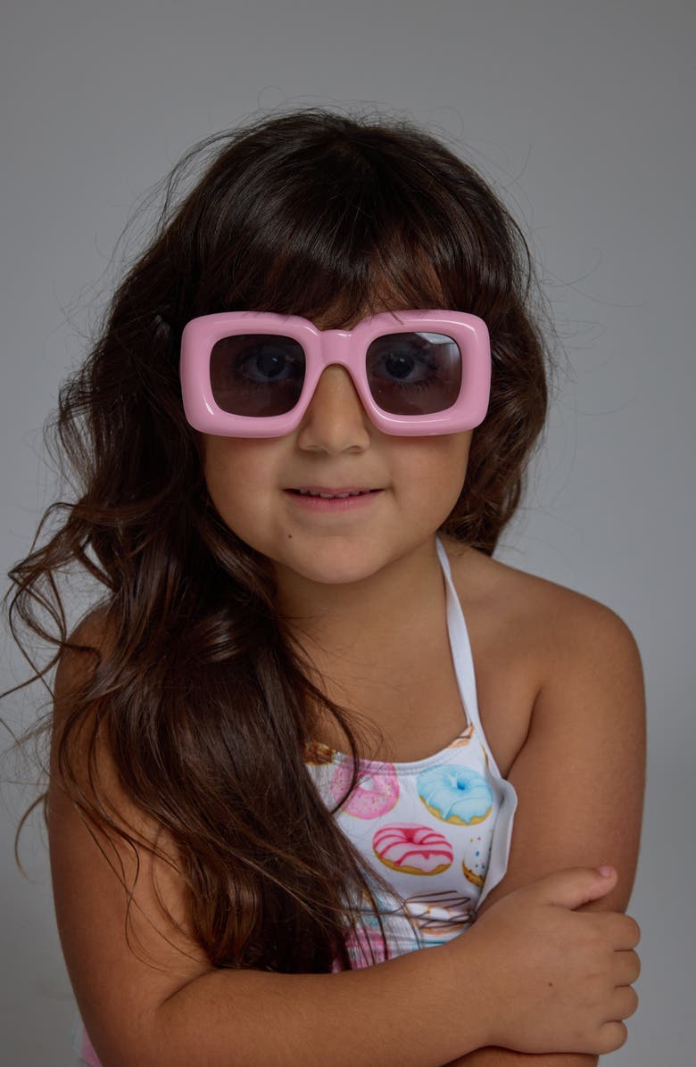 GlamBaby Kids' Kaia Square Sunglasses, Alternate, color, 