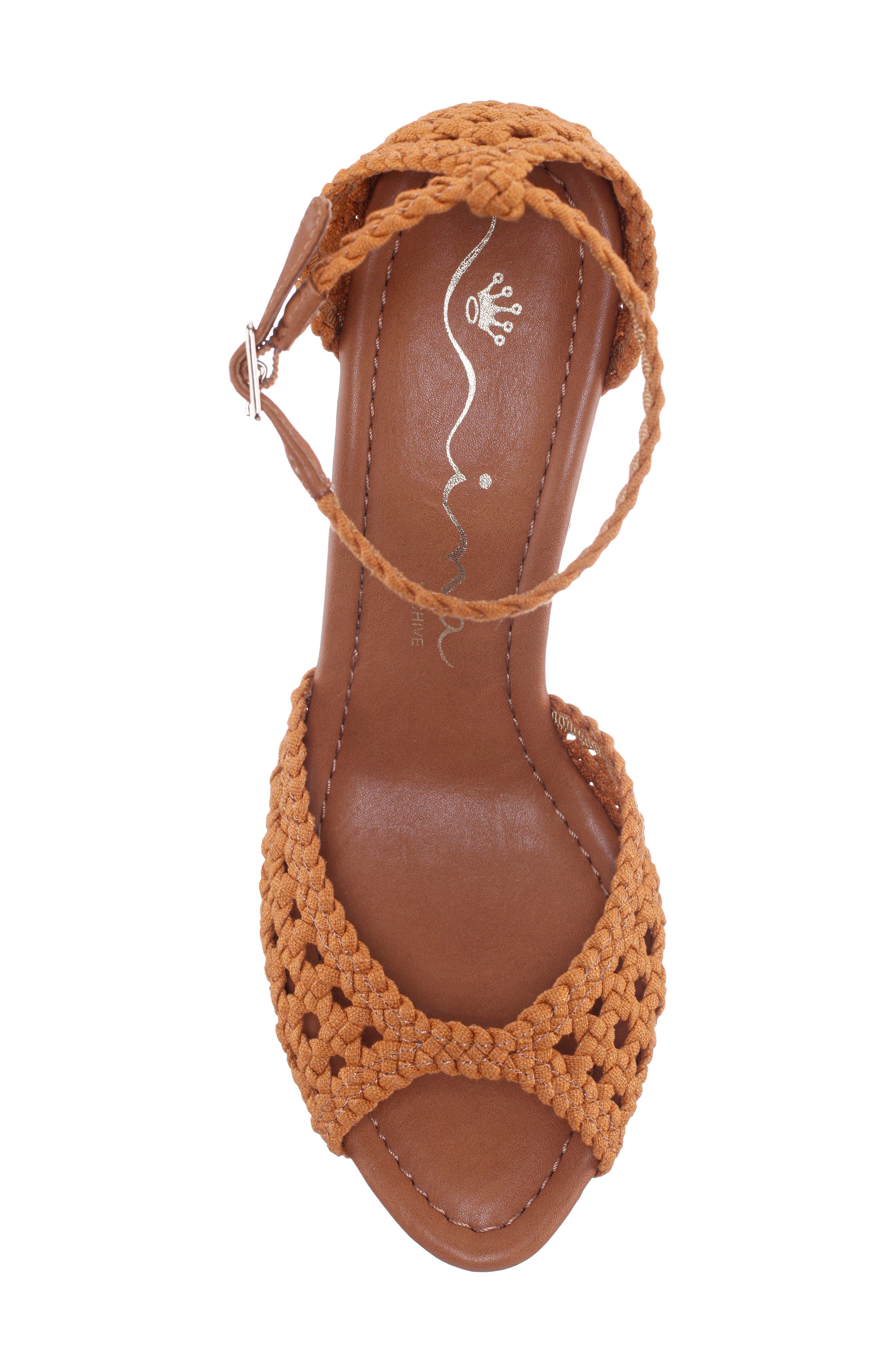 Nina Avenue Ankle Strap Sandal, Alternate, color, Clay