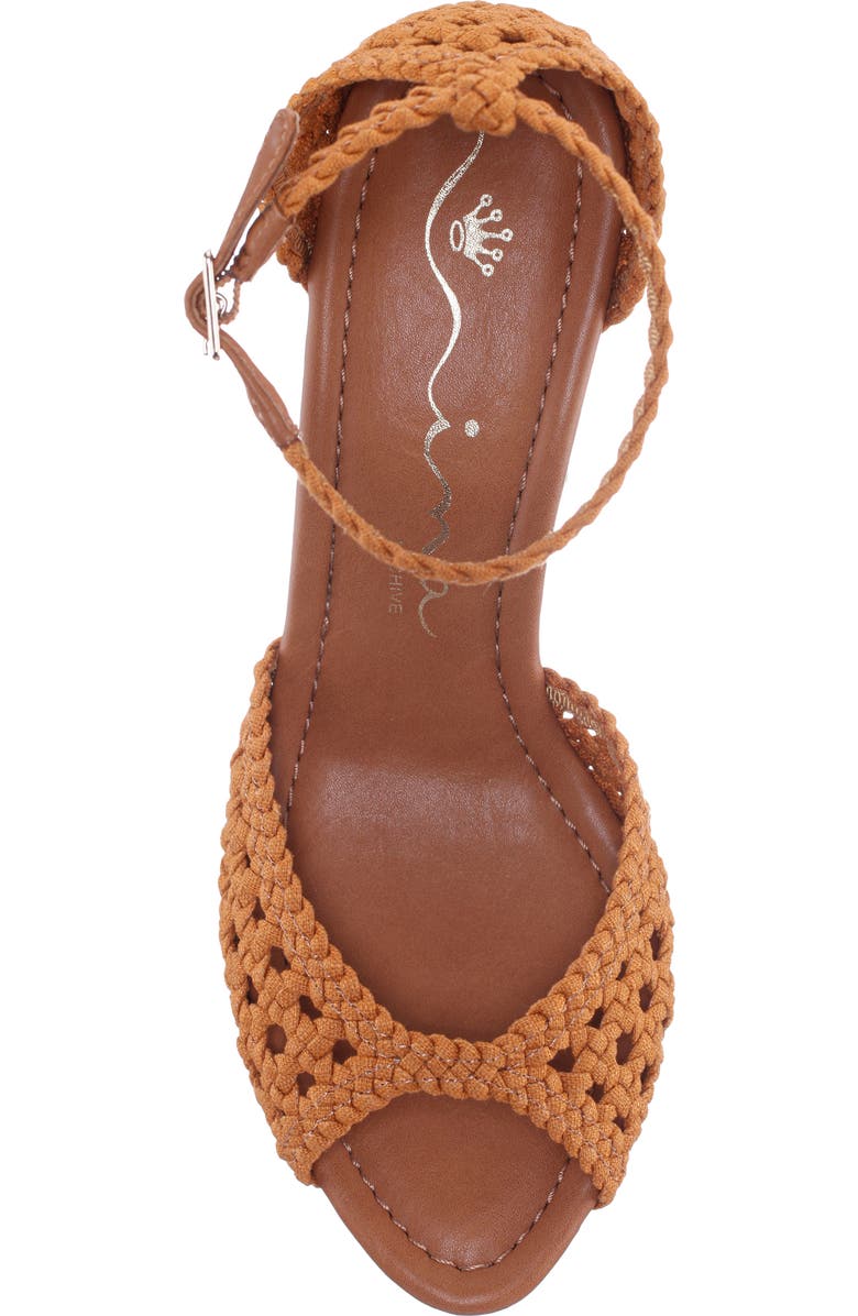 Nina Avenue Ankle Strap Sandal, Alternate, color, Clay