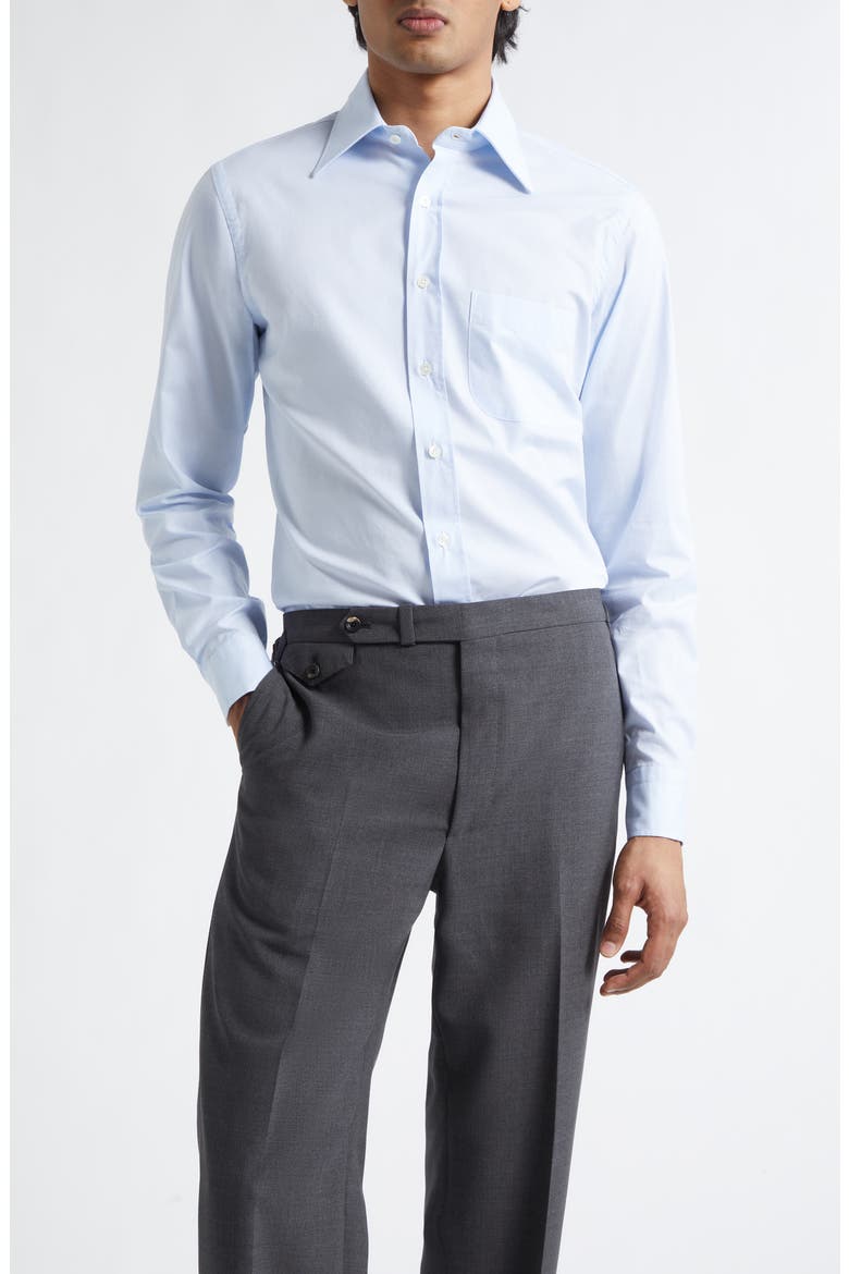 Carter Button-Up Shirt, Main, color, BLUE