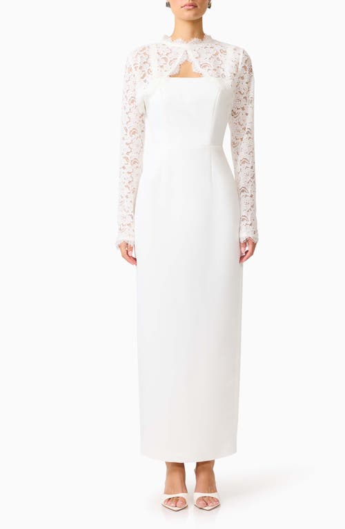 Elliatt Ciana Lace Bolero in White at Nordstrom, Size X-Large