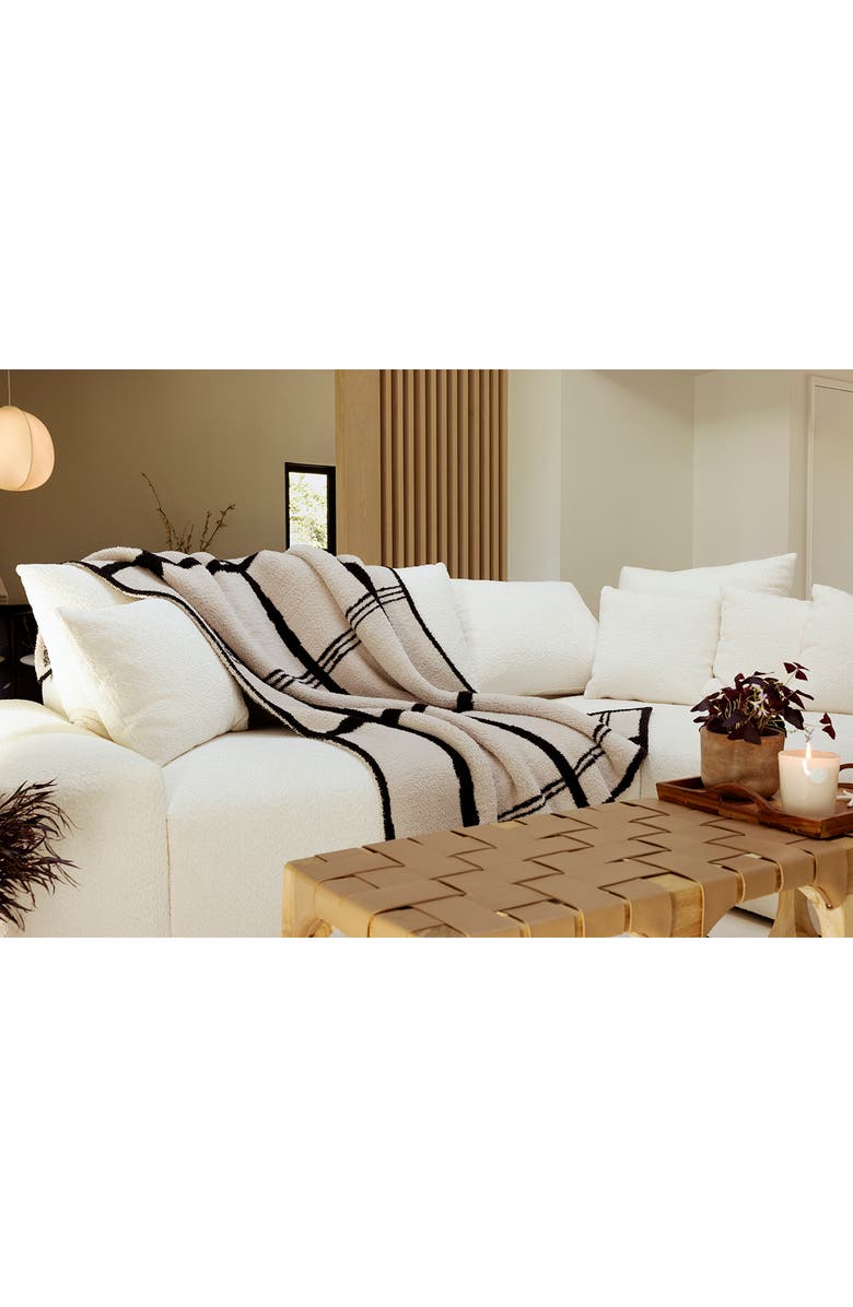 Barefoot Dreams<sup>®</sup> CozyChic<sup>™</sup> Grid Plaid Throw Blanket, Alternate, color,