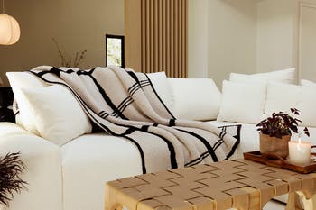 CozyChic<sup>™</sup> Grid Plaid Throw Blanket