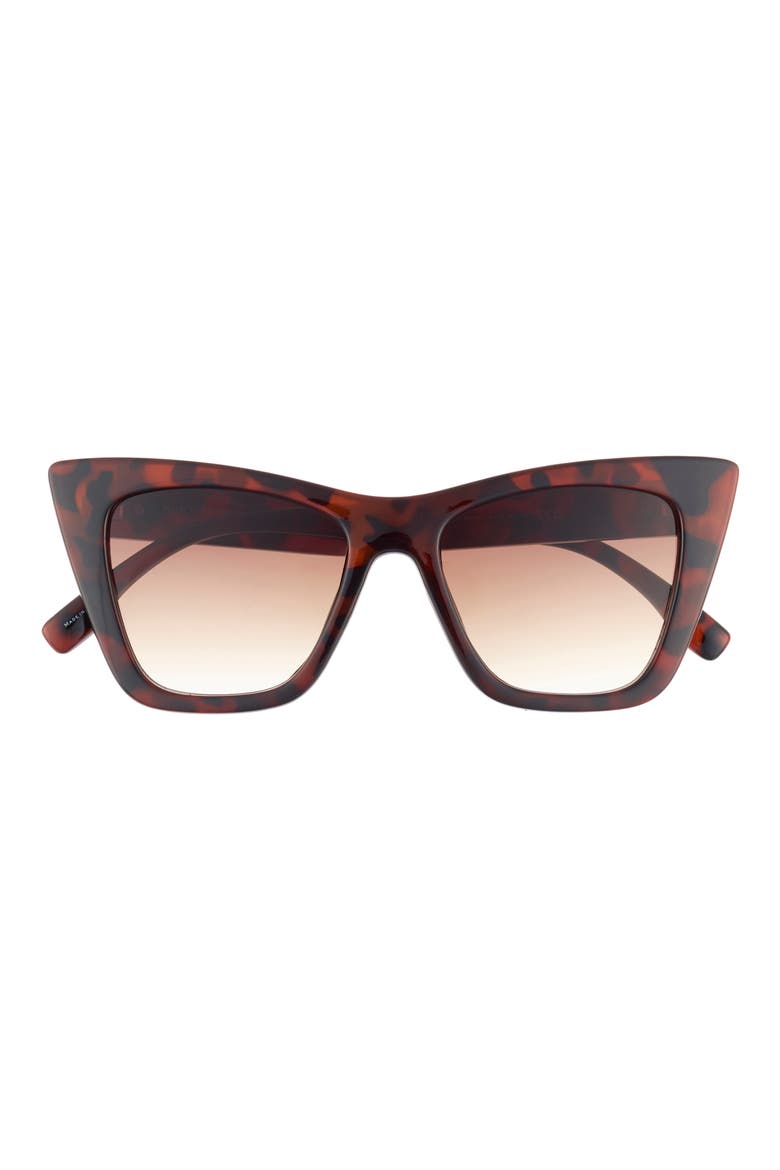 52mm Cat Eye Sunglasses, Main, color, CLASSIC HAVANA
