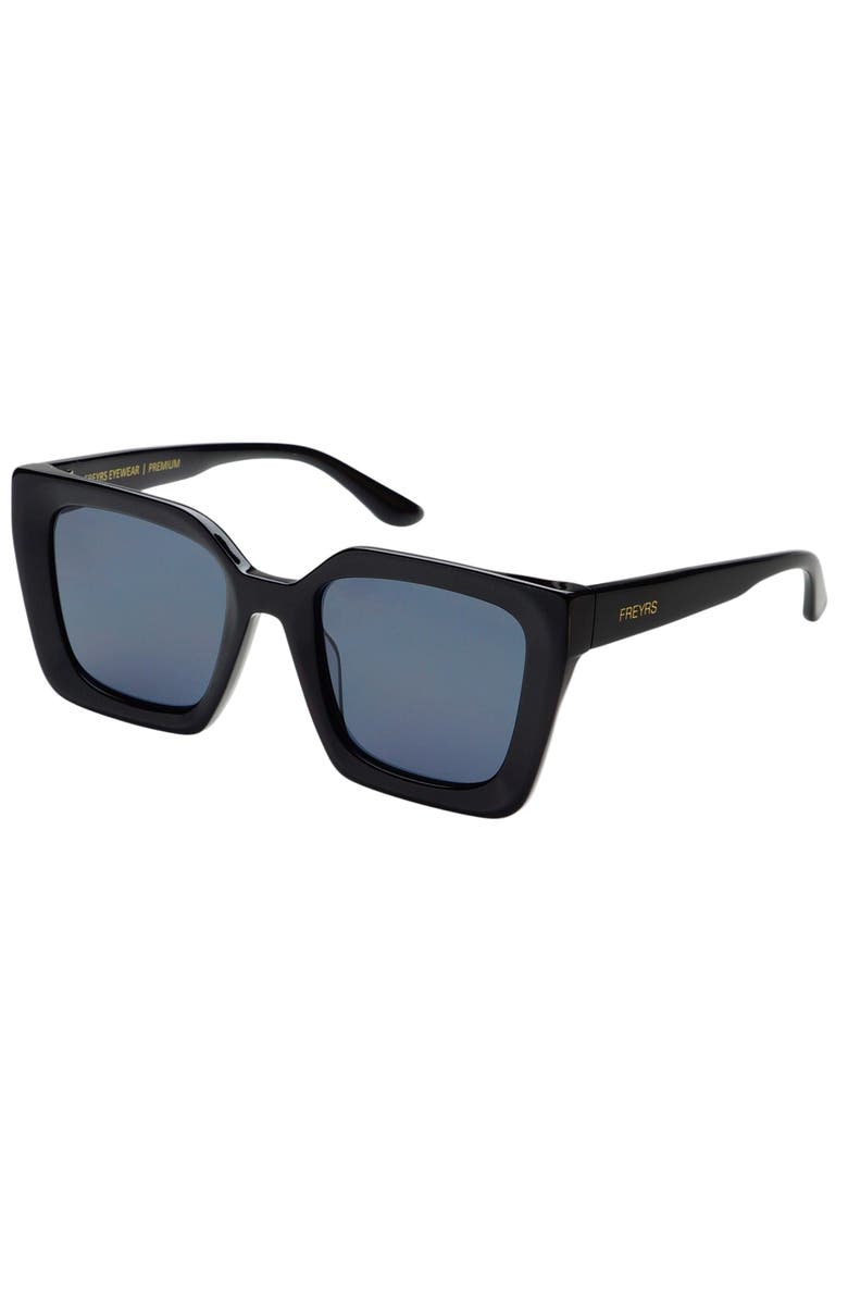 FREYRS Eyewear Coco Square Sunglasses, Alternate, color, Black