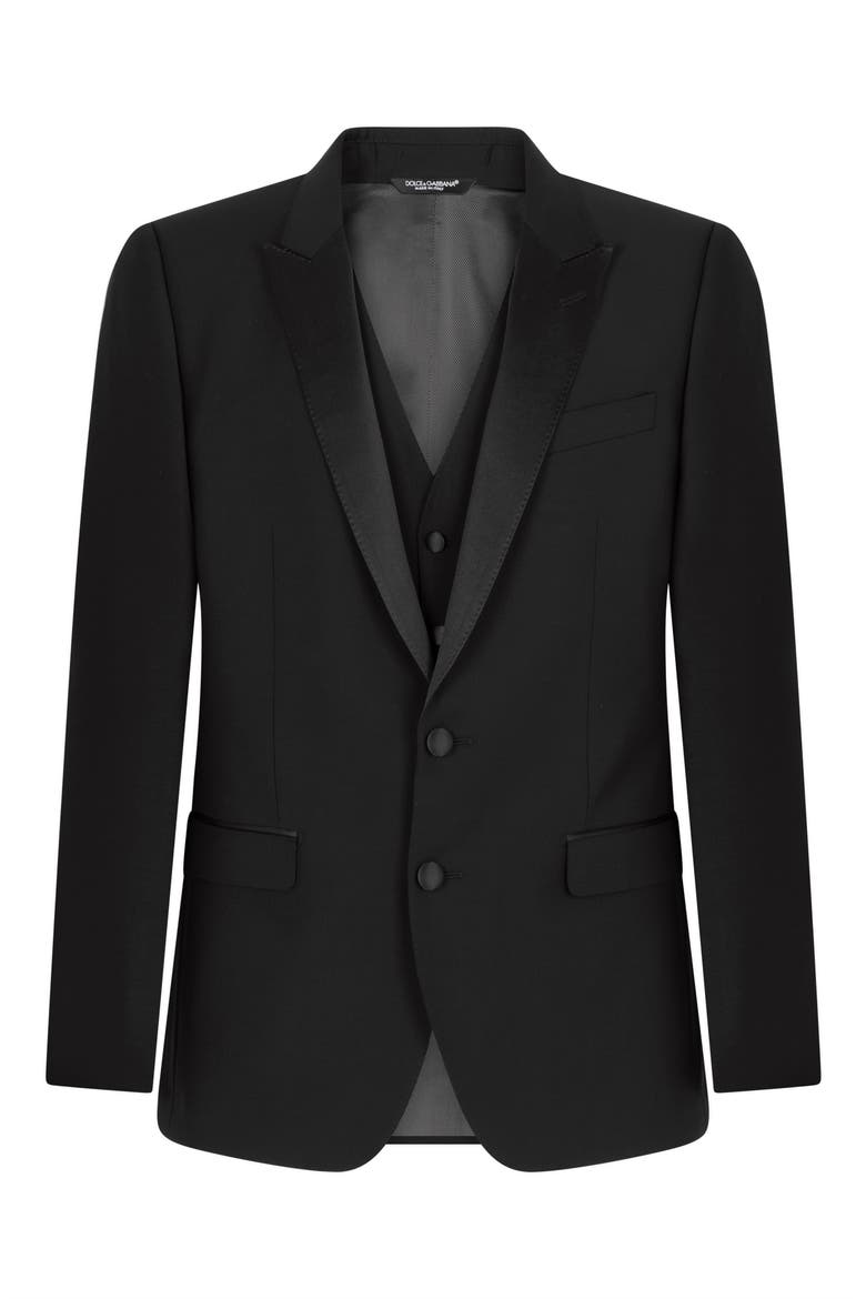 Regular Martini Fit 3-Piece Wool Blend Tuxedo, Alternate, color, BLUE