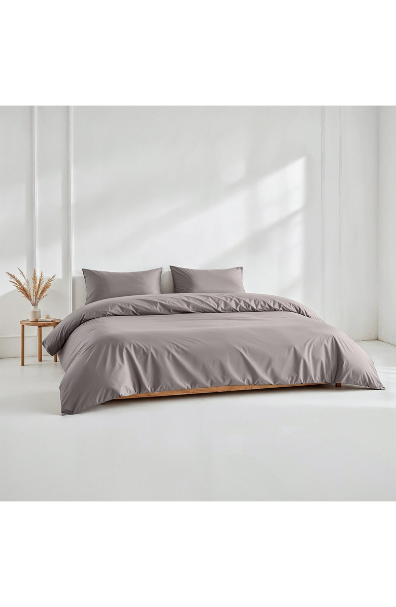 Italic Luxe Australian Sateen Bedding Bundle, Alternate, color, Pebble Gray