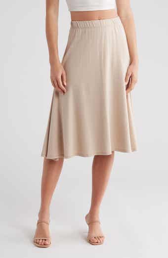 GO COUTURE Flare Midi Skirt