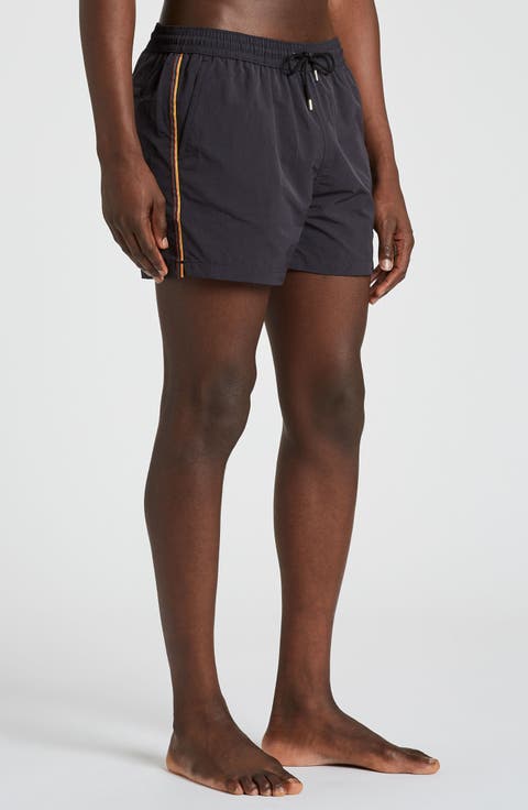 Stripe Swim Trunks