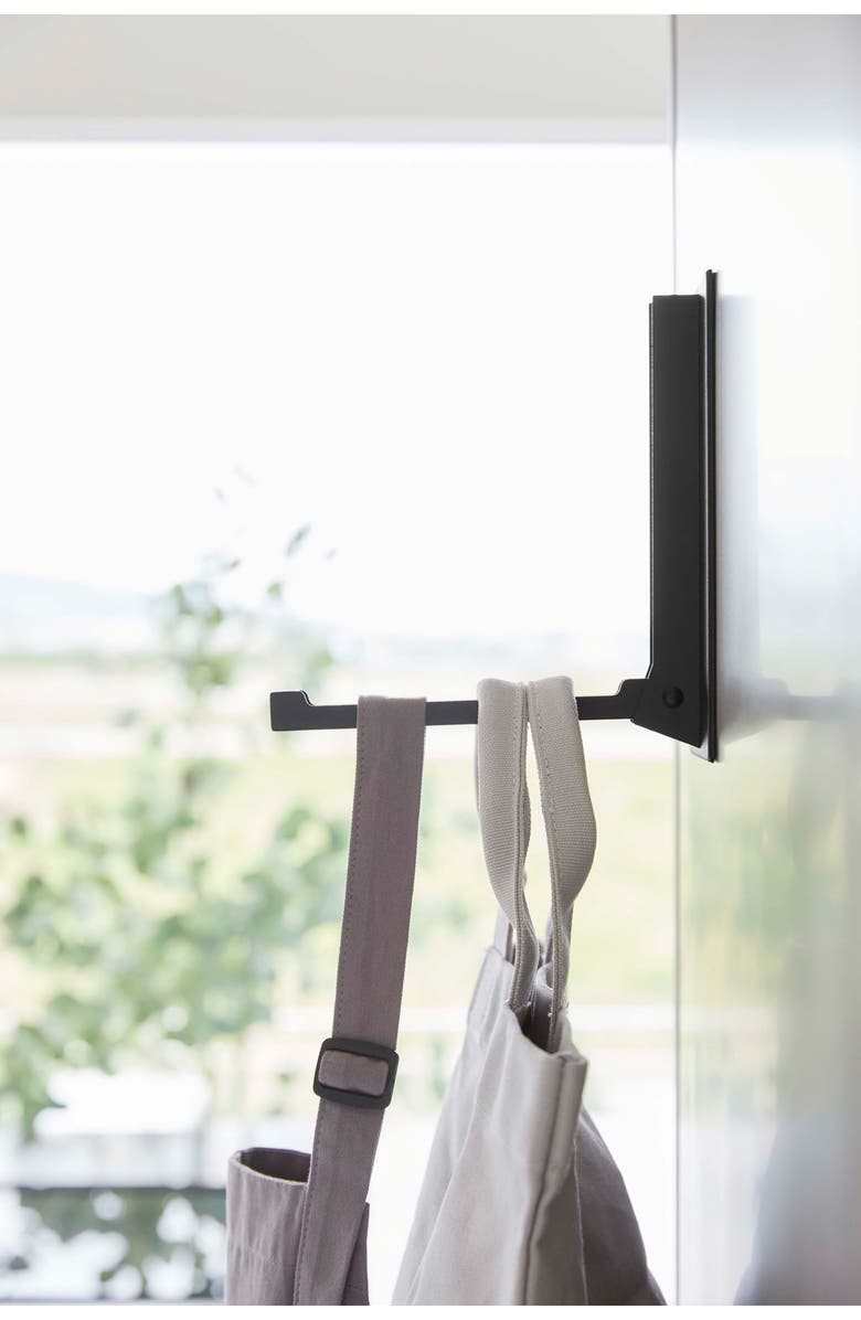 Yamazaki Magnetic Folding Hook, Alternate, color, Black