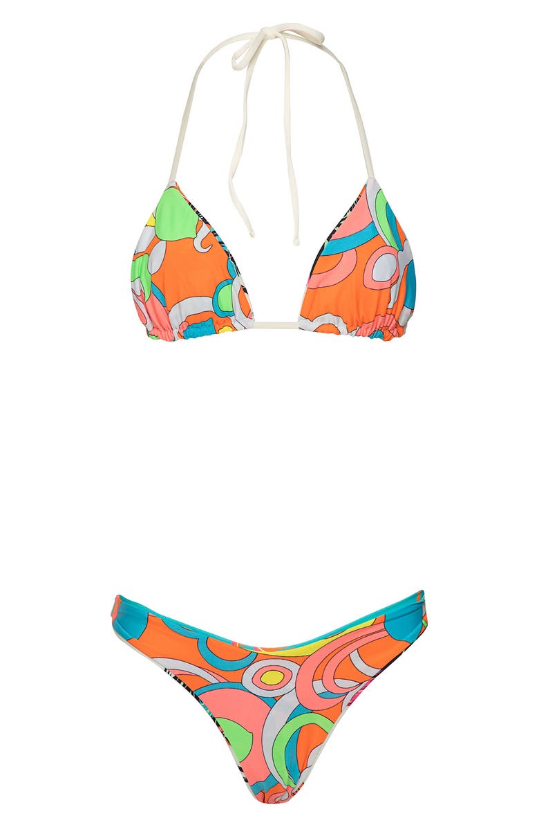 Maaji Balmy Triangle Bikini Top, Alternate, color, Light Beige