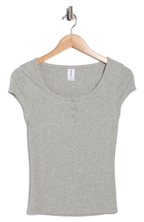 Short Sleeve Henley T-Shirt