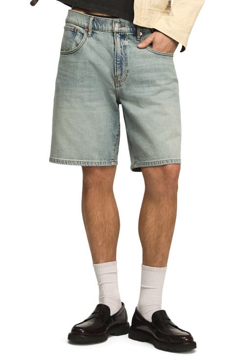 Loose Fit 5-Pocket Denim Shorts (Comet Tail)