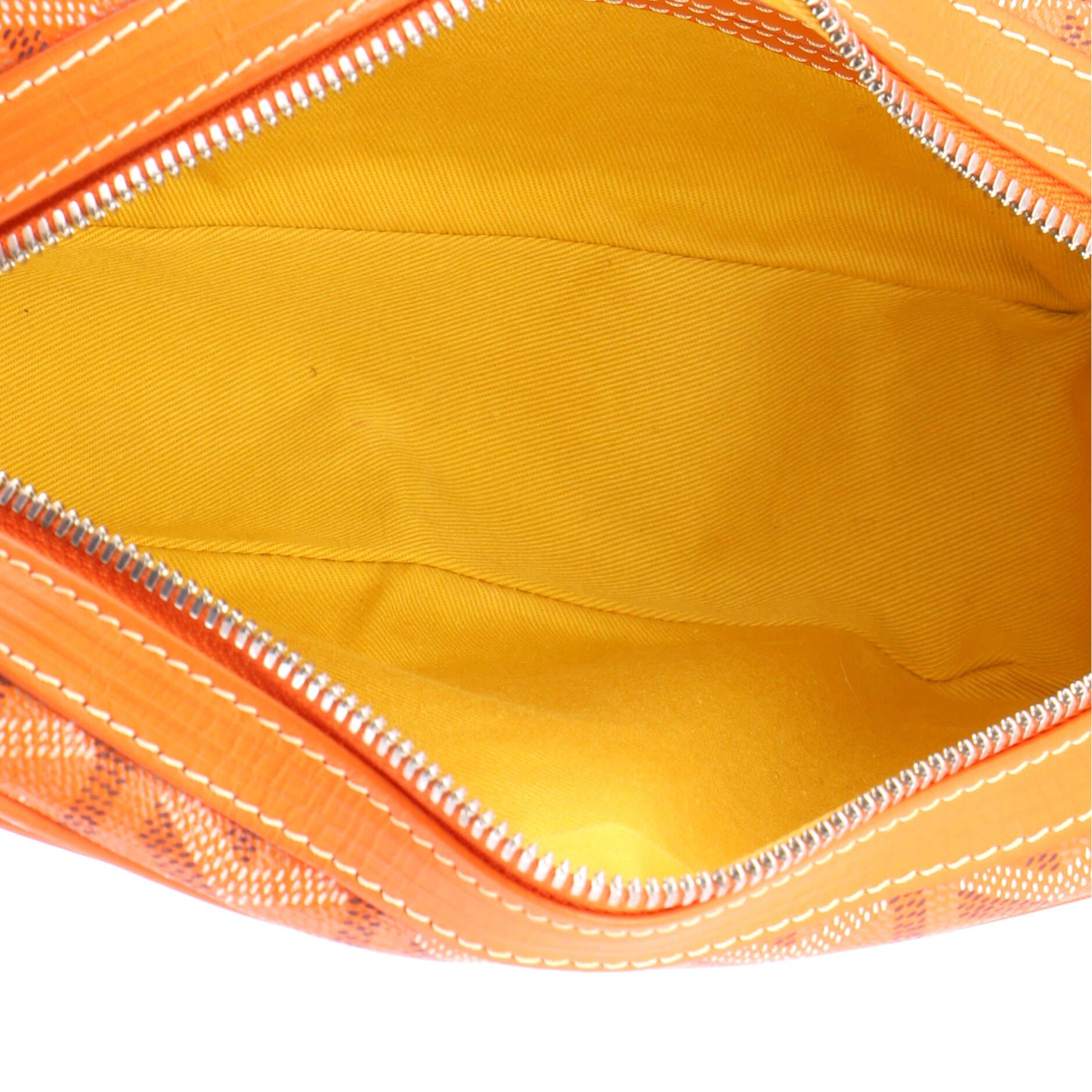 Pre-Owned Goyard Cap Vert Bag Coated Canvas, Alternate, color, Orange