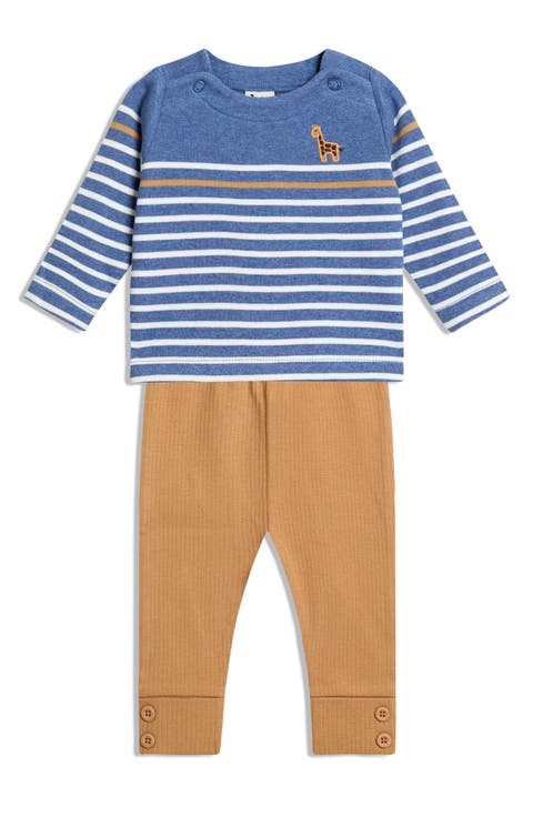 Giraffe Long Sleeve Top & Leggings Set (Baby)