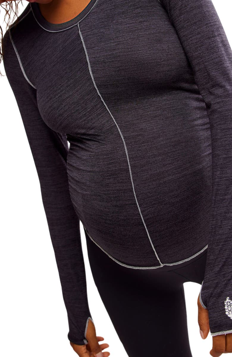 Free People FP Movement Hatch Right On Run Layering T-Shirt, Alternate, color, 