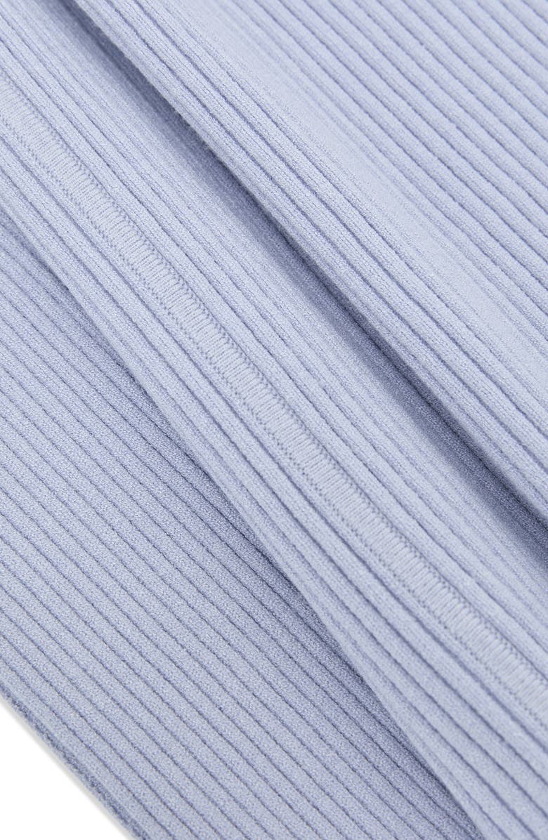 Reiss Lorna One-Shoulder Rib Sweater, Alternate, color, Blue