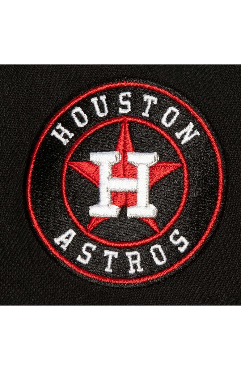 Mitchell & Ness Men's Mitchell & Ness Black Houston Astros Bred Pro Adjustable Hat, Alternate, color, Black