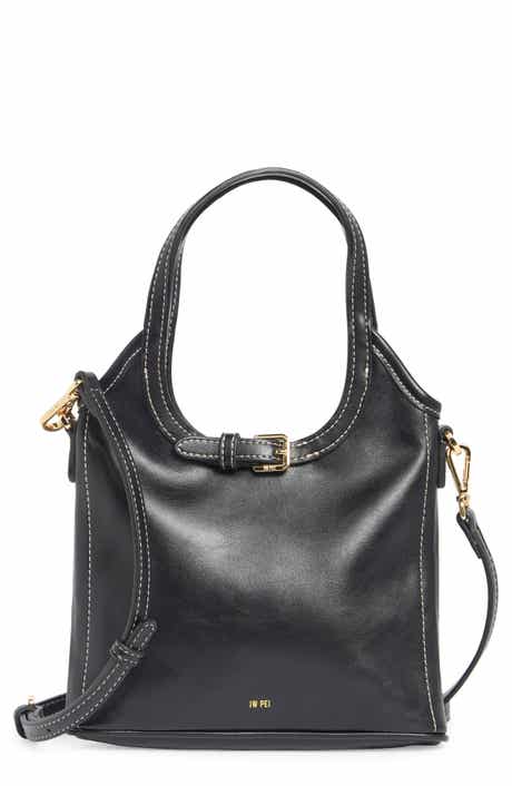Brooke Mini Belted Embellished Faux Leather Tote