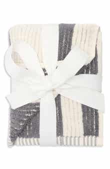 NORDSTROM RACK 2-Pack Reversible Stripe Hand Towel