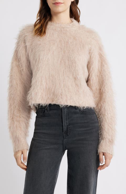 Brushed Mock Neck Sweater