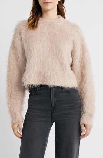 MANGO Brushed Mock Neck Sweater