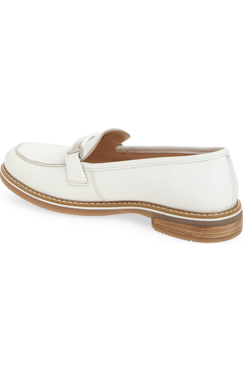 ara Angelica Bit Apron Toe Loafer, Alternate, color, White