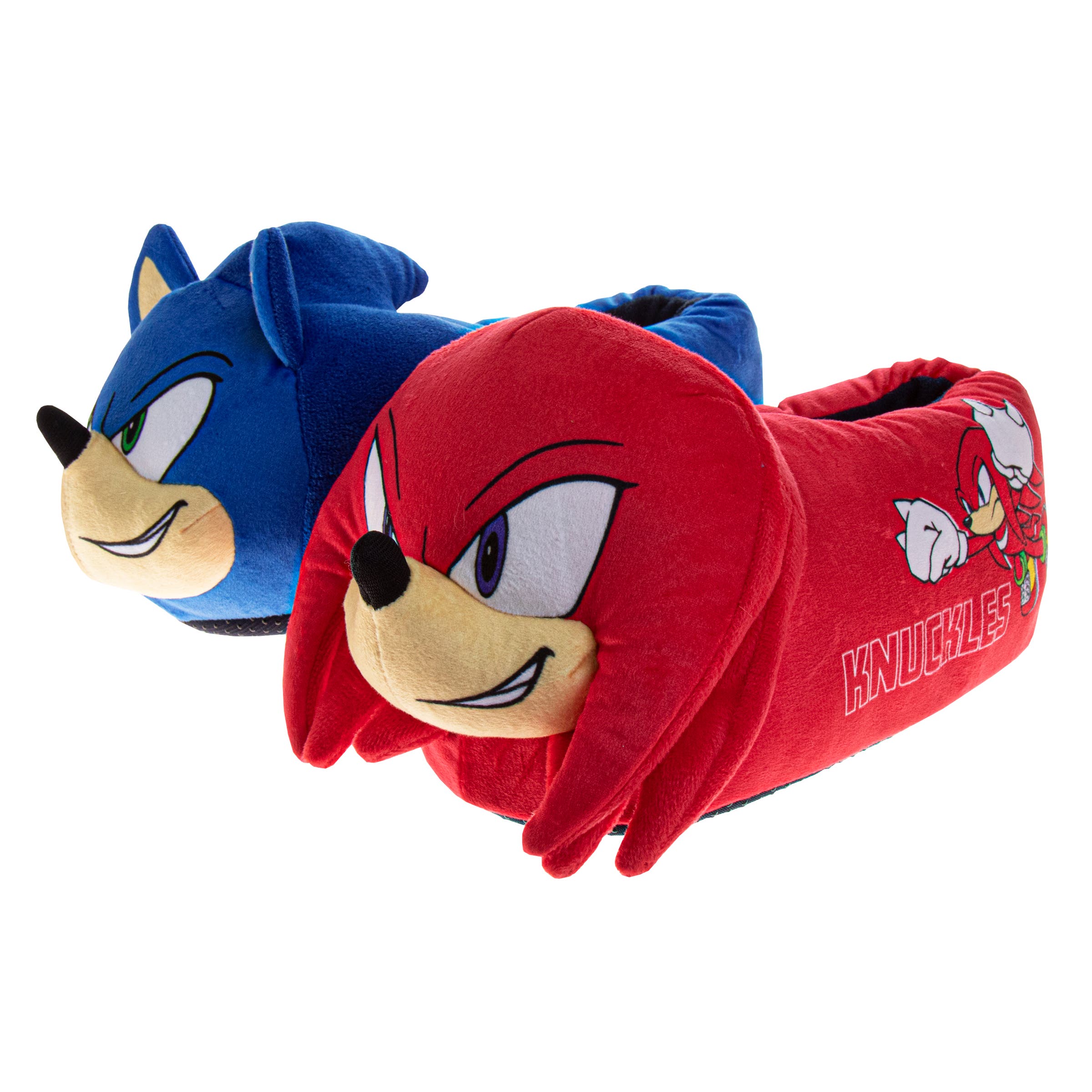 Sonic the Hedgehog Plush Warm House Slippers, Main, color, 