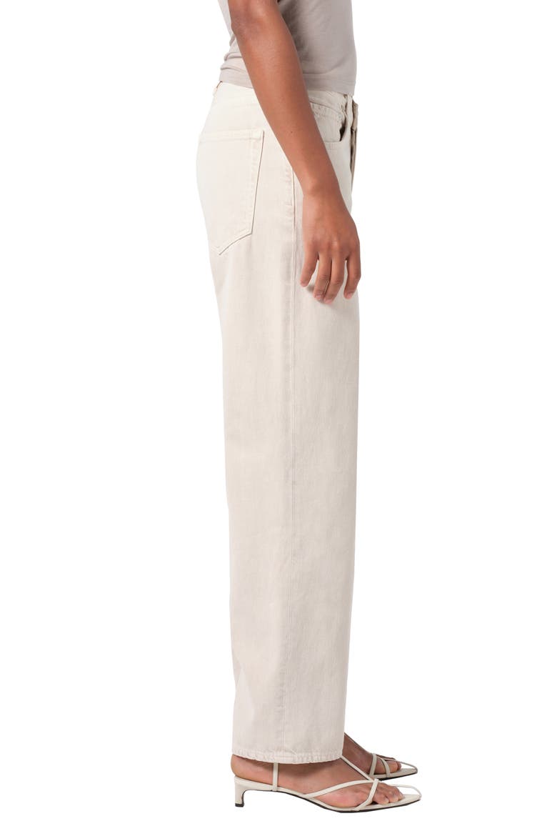 V-Waist Baggy Straight Leg Jeans, Alternate, color, SCONE
