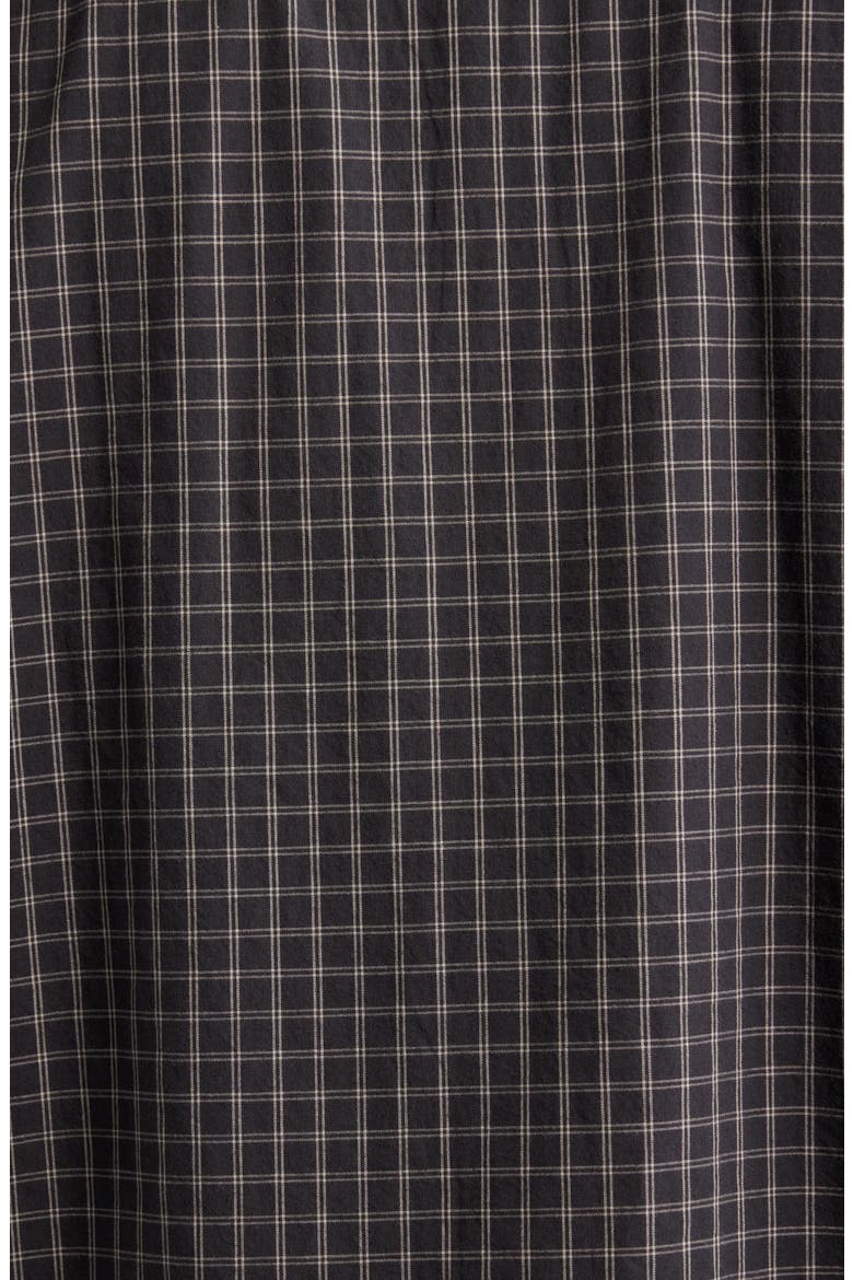Liquid Trips Check Short Sleeve Button-Up Shirt, Alternate, color, WASHED BLACK