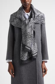Missoni Zigzag Fringe Scarf
