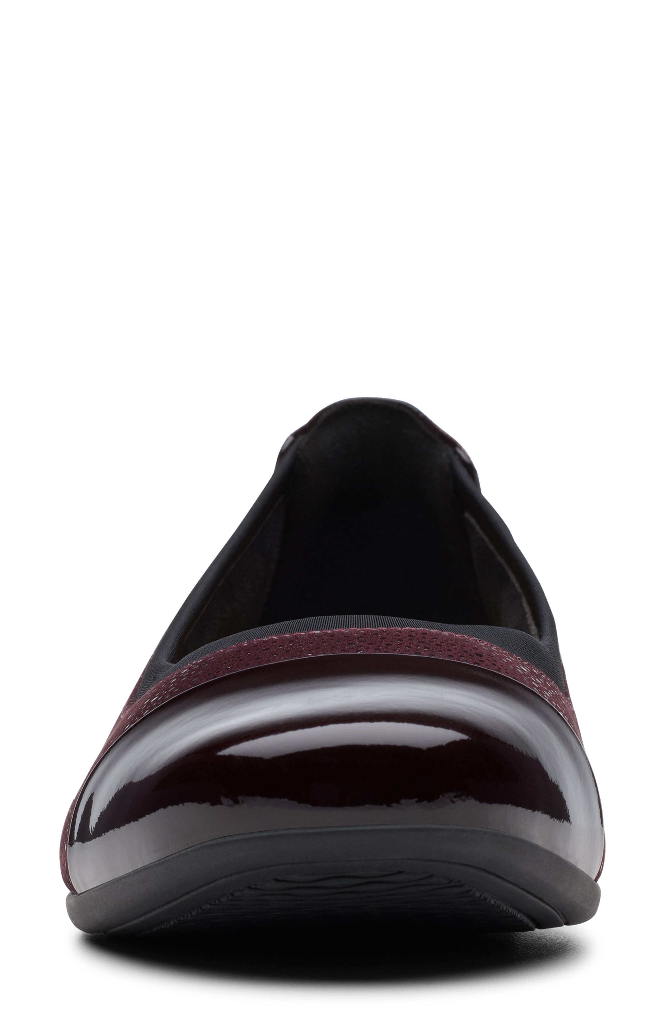 Un Darcey Cap Flat, Alternate, color, EGGPLANT LEATHER