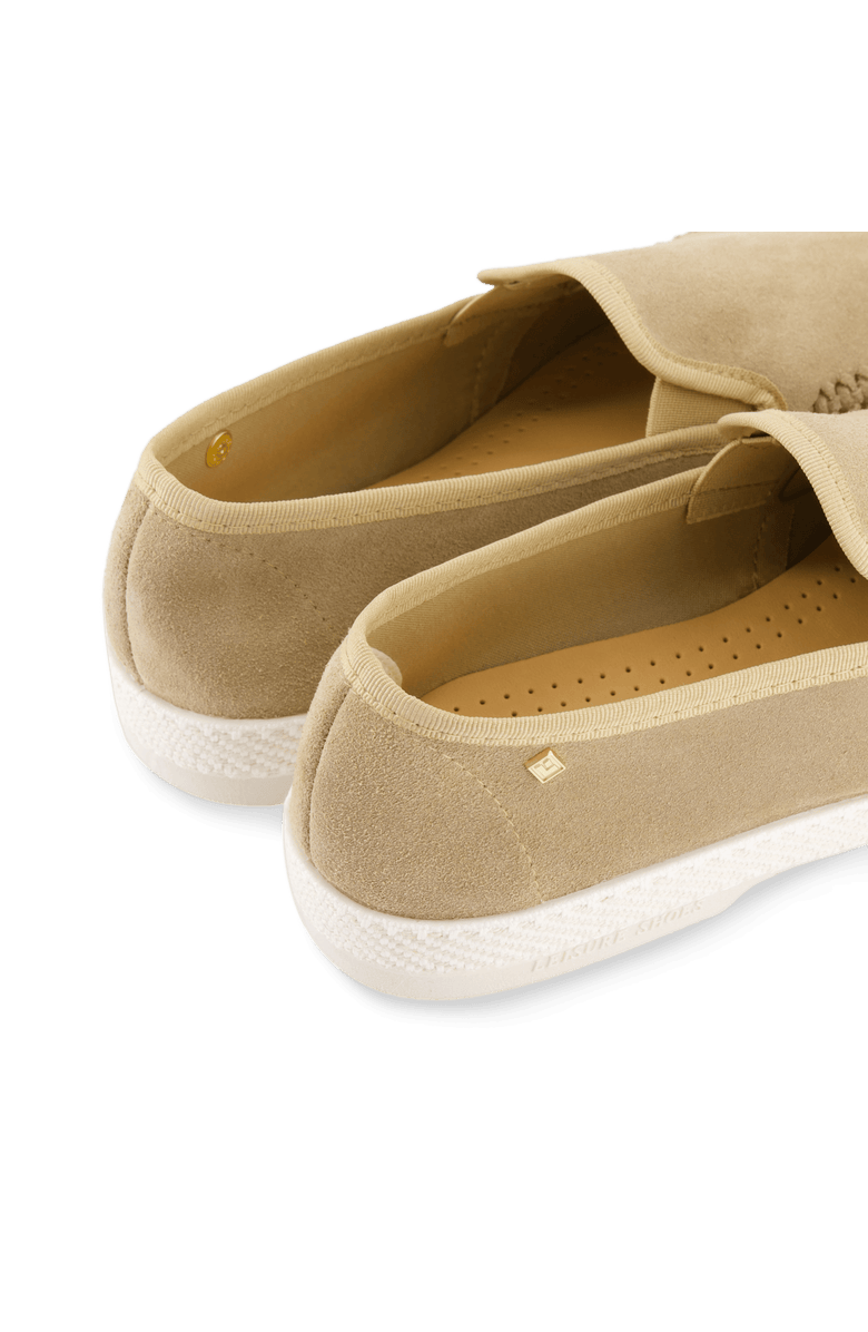 Rivieras Slip-On Woven Split Toe Moccasin, Alternate, color, Light