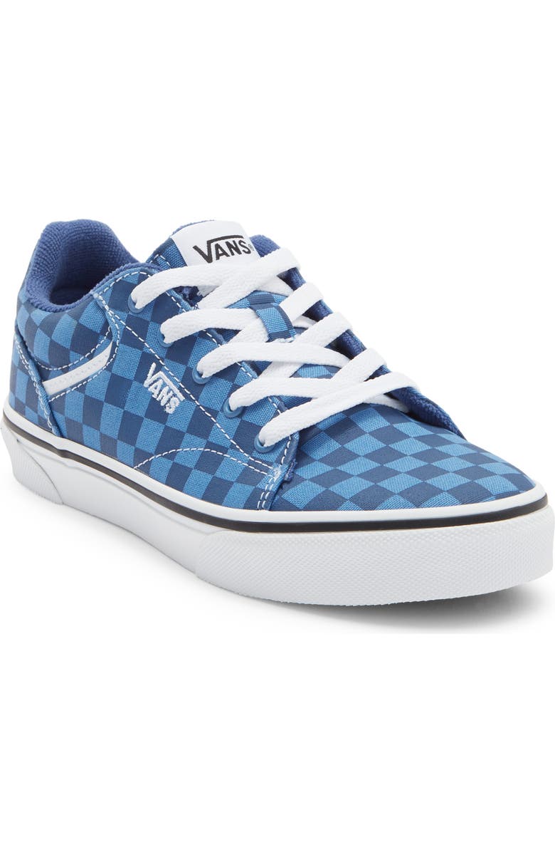 Vans Kids' Seldan Sneaker, Main, color, Tonal Check True Navy