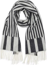 Nordstrom Stripe Wool & Cashmere Scarf