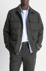 Vince Tropical Wool Field Jacket